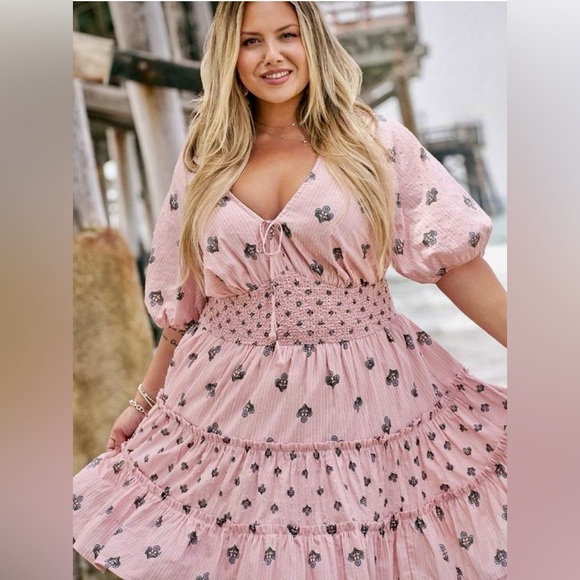 torrid Dresses & Skirts - Torrid Belle Isle Puff Sleeve Mini Dress - Size 1X - NWT!